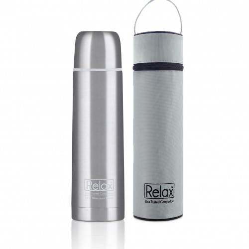 RELAX 350ML 18.8 STAINLESS STEEL CLASSIC & SIGNATURE THERMAL FLASK WITH FREE POUCH