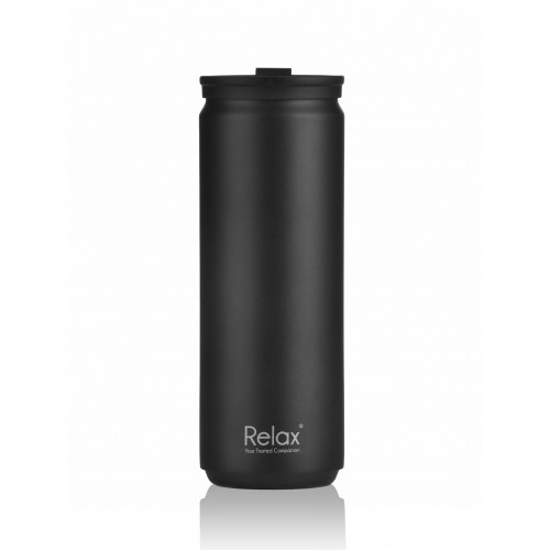 RELAX 500ML 18.8 STAINLESS STEEL THERMAL TUMBLER (Matt BLACK)