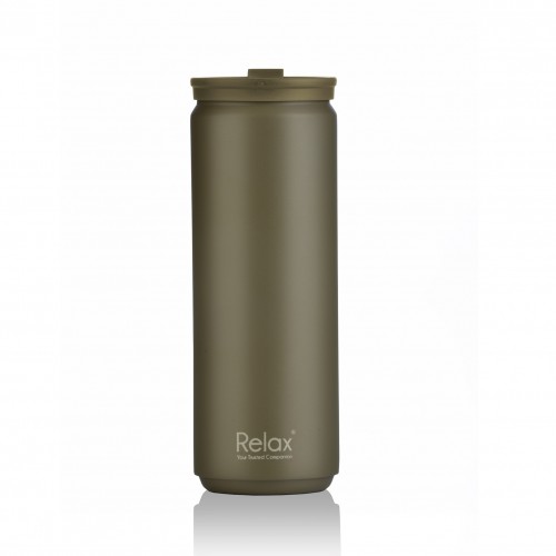 RELAX 500ML 18.8 STAINLESS STEEL THERMAL TUMBLER (Matt GREEN)