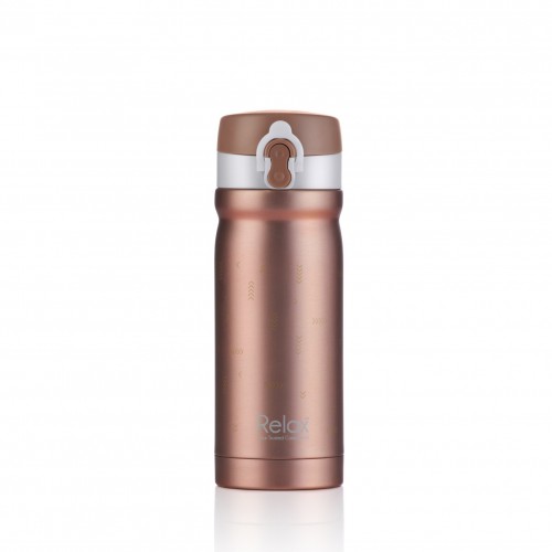 RELAX 300ML 18.8 STAINLESS STEEL THERMAL FLASK (ROSE PINK)
