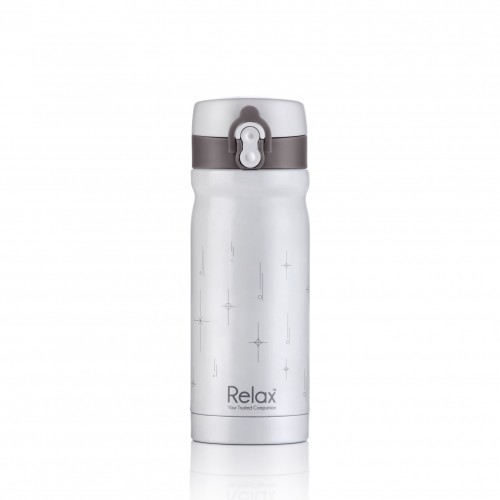 RELAX 300ML 18.8 STAINLESS STEEL THERMAL FLASK (WHITE)