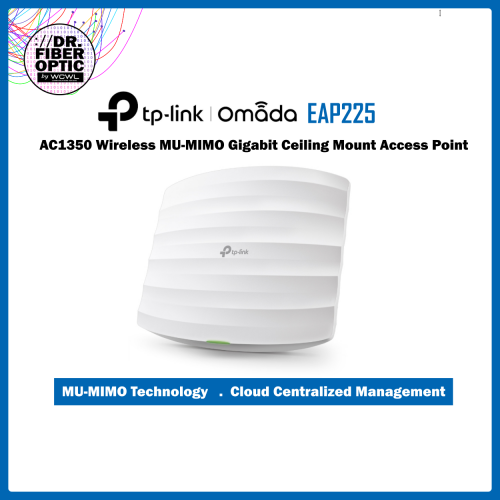 EAP225 AC1350 Wireless MU-MIMO Gigabit Ceiling Mount Access Point