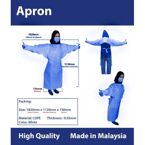 SPECIAL PRICE VISTAGE MEMBER Apron LDPE