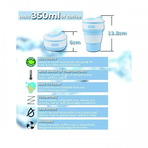 SPECIAL PRICE VISTAGE MEMBER Folding Coffee Cup (340ml)