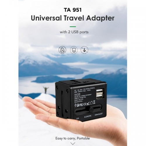 SPECIAL PRICE VISTAGE MEMBER 2 USB Universal Travel Adapter