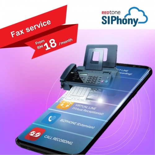 REDtone SIPhony Fax Service - Send and receive faxes online