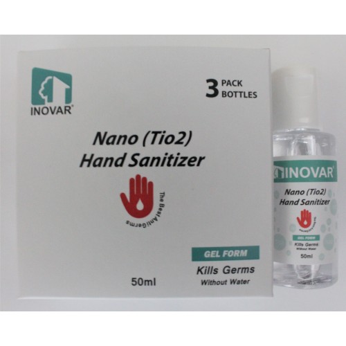 INOVAR Nano (Tio2) Hand Sanitizer (50ml)