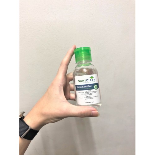 SaniClean Instant Hand Sanitizer with 70% alcohol (120ml)