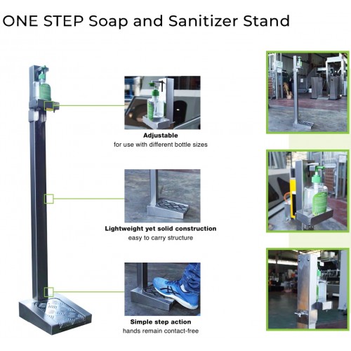 ONE STEP Soap and Sanitizer Stand