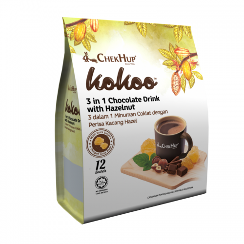 Chek Hup Kokoo 3in1 Chocolate Drink with Hazelnut (40g x 12s)