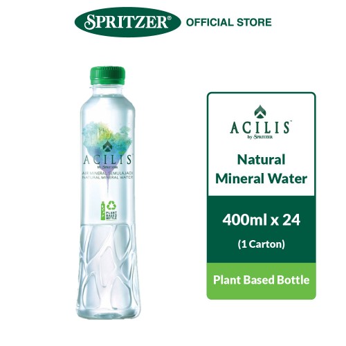 Acilis by Spritzer Natural Mineral Water (400ml x 24)