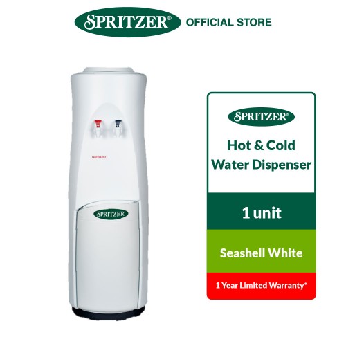 Spritzer Hot & Cold Water Dispenser - Seashell White
