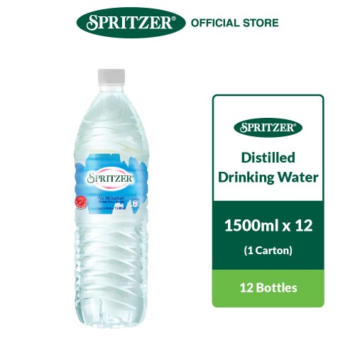 Spritzer Distilled Water (1500ml x 12)