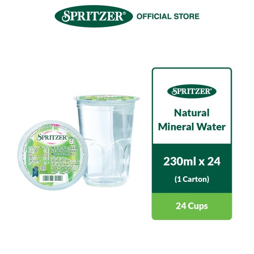 Spritzer Natural Mineral Water (230ml x 24)