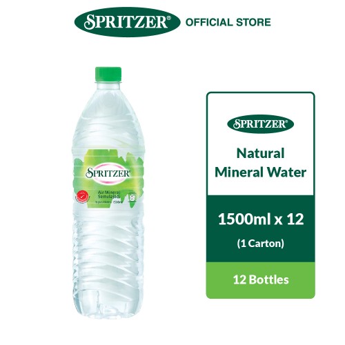 Spritzer Natural Mineral Water (1500ml x 12)