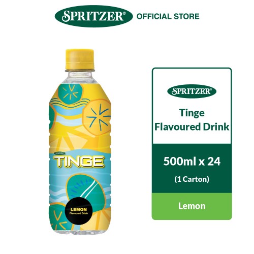 Spritzer Tinge Flavoured Drink - Lemon (500ml x 24)
