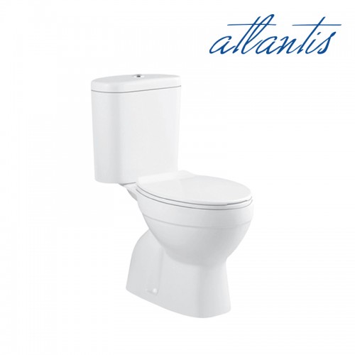ATLANTIS NARVA MDTSC CLOSE COUPLE WASH DOWN PEDESTAL WATER CLOSET WC2001S MDTSC